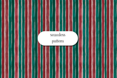 Christmas Candy Cane Stripe Seamless Pattern Product Image 1