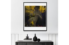 Artistic oil woman canvas. Printable contemporary wall art Product Image 2