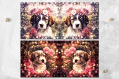 Dogs &amp; Fantasy Flowers | Mug Sublimation design bundle, JPG Product Image 7