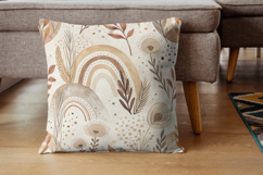 Neutral Boho Seamless Pattern Bundle, Beige Minimalist Product Image 7