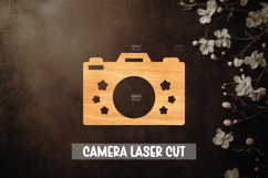 Minimalist Camera Laser Cut Design Product Image 1