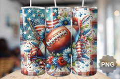 4th Of July Football Tumbler Bundle - 30 Designs Product Image 8