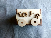 Miniature toy box laser cut download file. Dollhouse nursery Product Image 7