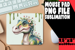 ENCHANTED MOUSE MAT GIFT INSPIRATION, Cute Dino Product Image 1