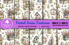 Pastel Linen Textures JPG Product Image 1