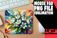 SWEET mouse pad Innovative PNG, Flowers Product Image 1