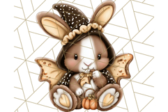 Halloween Fairy Animal Clipart PNG, Cute Spooky Creatures Product Image 3