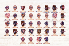 Messy Bun Woman Clipart Huge Bundle Product Image 3