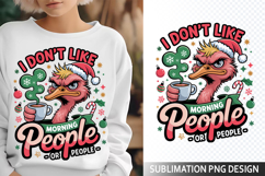 I don&#039;t like Sublimation Design - Funny Skeleton PNG Product Image 1