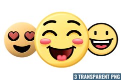 Retro Happy Smiles Clipart, Happy Smiles Watercolor Product Image 1