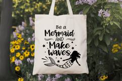 Be a mermaid and make waves SVG Design, Mermaid SVG Design Product Image 7