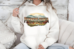 Pennsylvania State PNG, Stone Bridge Rural Sublimation Product Image 7
