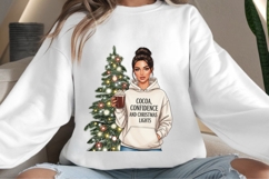 Christmas motivational women png design for T-shirts Product Image 4