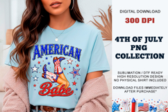 American Babe PNG | 4th of July Sublimation DTF Product Image 7