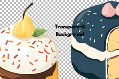 Cute Japanese bakery and food 85 Cliparts Collection Product Image 7