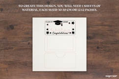 Graduation Money Holder Laser Cut | Glowforge | SVG Product Image 2