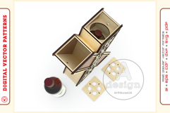 Wine Box v120 - laser cutting file - Glowforge ready SVG Product Image 7