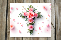 Christian cross &amp; flowers 2 | 4 Faith Skinny tumbler designs Product Image 3