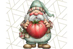 Farmer Gnome Clipart, Cute Farm Gnomes PNG Illustrations Product Image 3