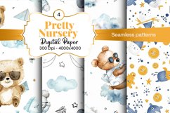 Nursery Seamless patterns and Seamless backgrounds Product Image 2