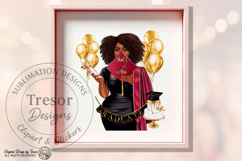 Black Girl Graduation PNG That’s a Wrap Grad Sublimation Product Image 6