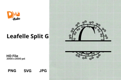 Leafelle Split Monogram Product Image 1
