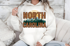 North Carolina State PNG, Blue Ridge Mountains Sublimation Product Image 7
