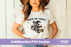 Funny Sarcastic Feral Witch Raccoon Halloween PNG DTF Bundle Product Image 7