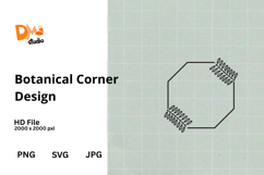 Botanical Corner Design Product Image 1