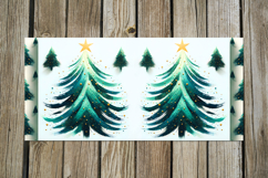 Modern Christmas tree | 4 Xmas Sublimation Mug designs PL2 Product Image 3