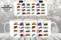 Motivational Mug Wrap Sublimation, Funny Mug Design Product Image 1