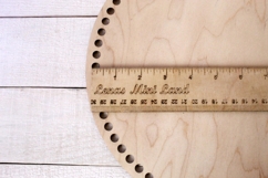 Basket base round 12 inch 30 cm digital file laser cut file Product Image 6