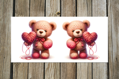 Valentine teddy bear | mug sublimation design PLUS2 Product Image 3
