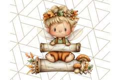 Fall Fairy Clipart PNG, Autumn Fairy People With Wings Product Image 3