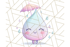 Kawaii Weather Clipart PNG, Cute Pastel Weather Icons Product Image 3