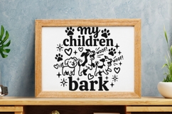 My Children Bark Svg, Dog Mom Svg, Funny Dog Lover Svg. Product Image 8