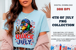 Quack of July Duck PNG | Sublimation DTF Product Image 5