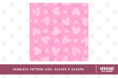 St Valentine&#039;s Day Hearts Cupid Love Seamless Pattern PNG Product Image 2