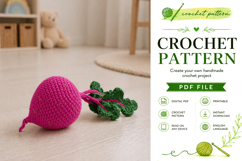 Crochet Vegetable Toys Pattern Bundle PDF Product Image 8