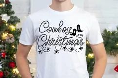Cowboy Christmas SVG, PNG Cut file Cricut Printable Design Product Image 2