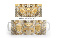 3D Geometric Mug Wrap | Sublimation Coffee Cup Product Image 9