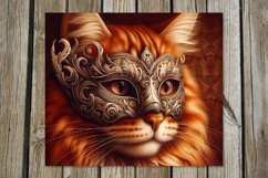 Cats in the mask | skinny tumbler Sublimation design bundle Product Image 7