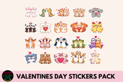 Valentines Day Stickers Pack I Girly Valentine Stickers Pack Product Image 7