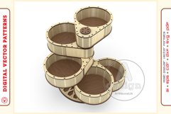 Box Organizer v15 - laser cut file - Glowforge ready SVG Product Image 7