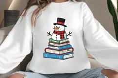 Bookish Christmas png design for T-shirts Product Image 4