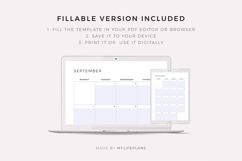 2026 Monthly Planner with Holidays, Dated Month on 2 Pages Product Image 7