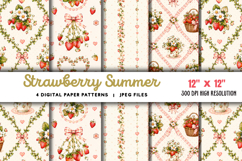 Strawberry Summer Patterns JPG Product Image 1