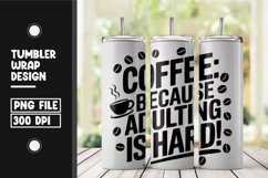 Coffee tumbler wrap png Product Image 1