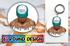 Radiant Circle Ornaments Design, Afro Mam Product Image 1