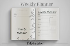 Weekly Planner - KDP Interior Product Image 1